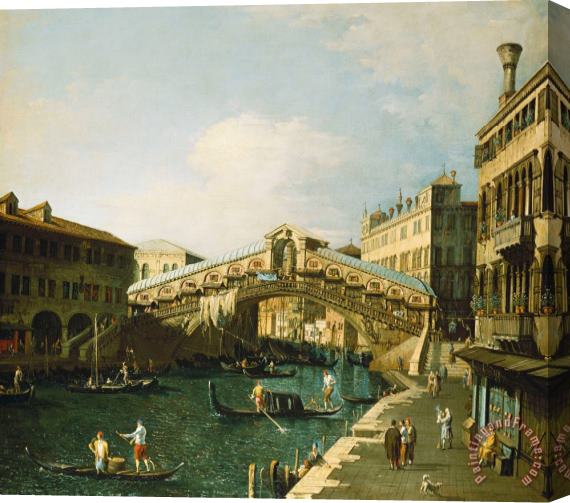 Canaletto The Grand Canal Venice Stretched Canvas Print / Canvas Art