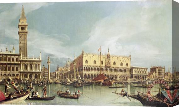 Canaletto The Molo, Venice Stretched Canvas Print / Canvas Art