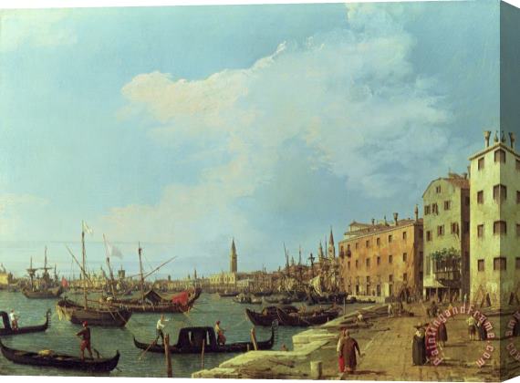 Canaletto The Riva Degli Schiavoni Stretched Canvas Painting / Canvas Art