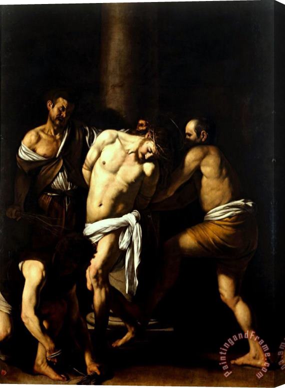 Caravaggio La Flagellazione Di Cristola Flagellazione Di Cristo Stretched Canvas Painting / Canvas Art