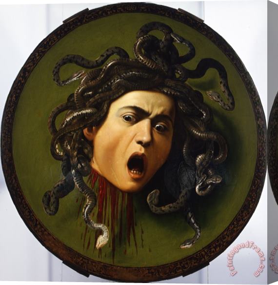 Caravaggio Medusa Stretched Canvas Painting / Canvas Art