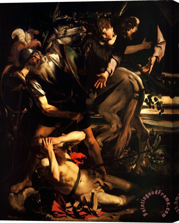 Caravaggio The Conversion of Saint Paul Stretched Canvas Print / Canvas Art