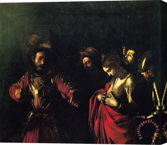 Caravaggio The Martyrdom of Saint Ursula Stretched Canvas Painting / Canvas Art