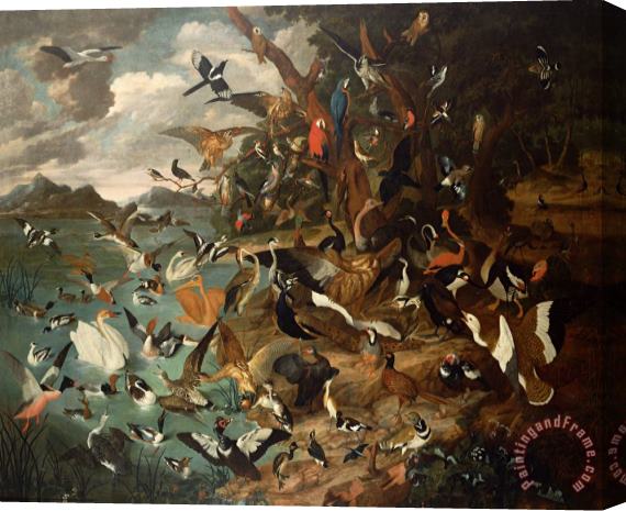 Carl Wilhelm de Hamilton The Parliament of Birds Stretched Canvas Painting / Canvas Art