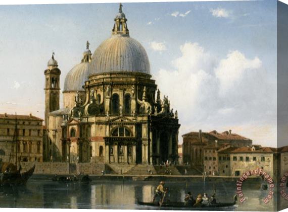 Carlo Bossoli Santa Maria Della Salute Venice Stretched Canvas Print / Canvas Art