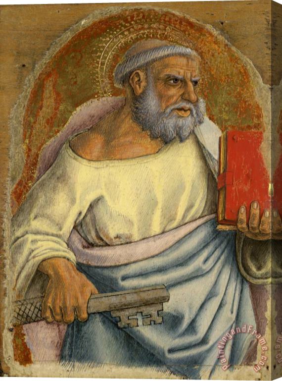 Carlo Crivelli Saint Peter Stretched Canvas Painting / Canvas Art