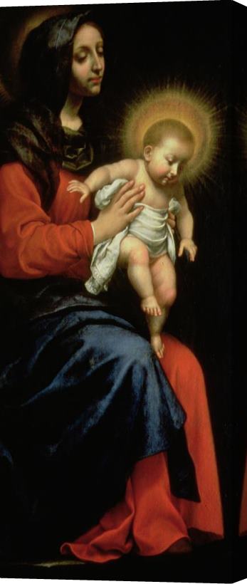Carlo Dolci Madonna And Child Stretched Canvas Painting / Canvas Art