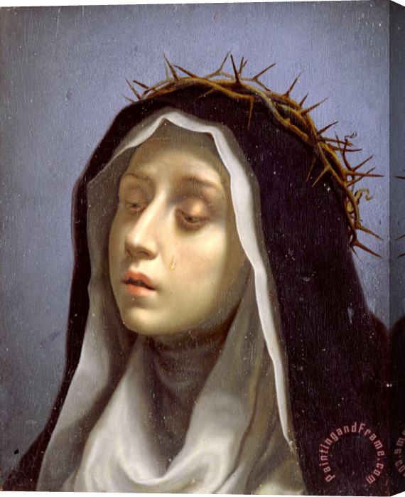 Carlo Dolci St. Catherine of Siena Stretched Canvas Print / Canvas Art