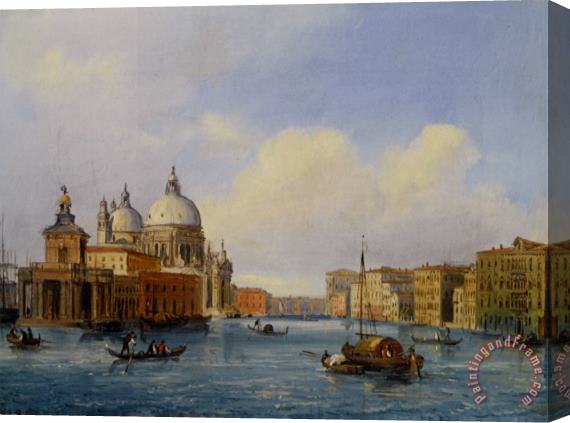 Carlo Grubacs Santa Maria Della Salute Venice Stretched Canvas Print / Canvas Art