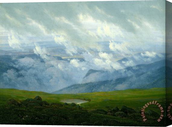 Caspar David Friedrich Drifting Clouds Stretched Canvas Painting / Canvas Art