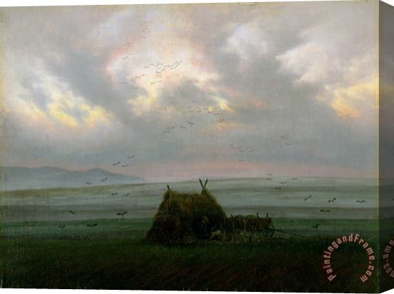 Caspar David Friedrich Waft of Mist Stretched Canvas Painting / Canvas Art