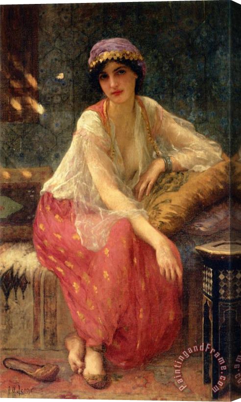 Charles Amable Lenoir Odalisque Stretched Canvas Painting / Canvas Art