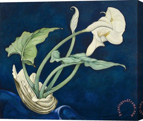 Charles Demuth Calla Lilies (bert Savoy) Stretched Canvas Painting / Canvas Art