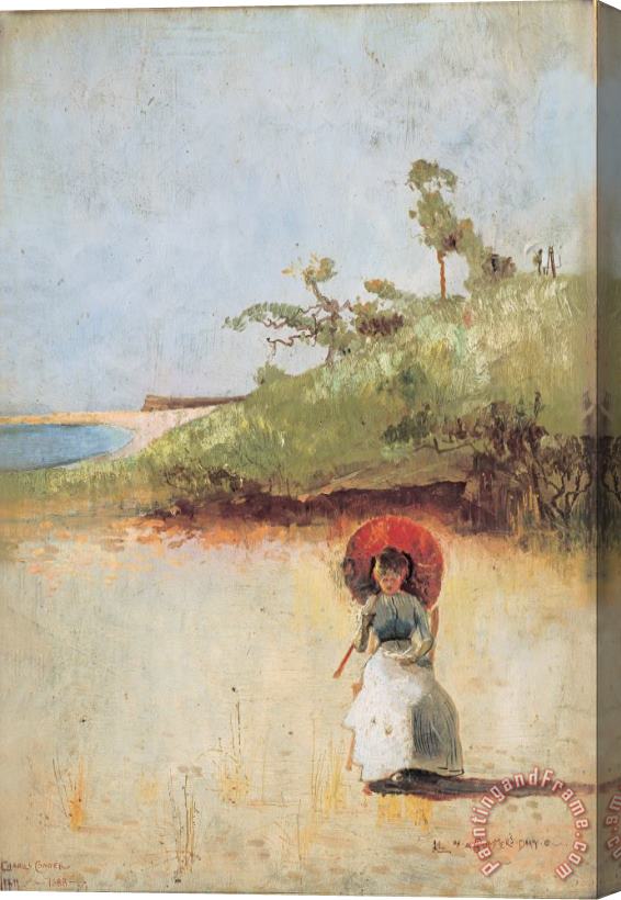 Charles Edward Conder All on a Summer's Day Stretched Canvas Print / Canvas Art