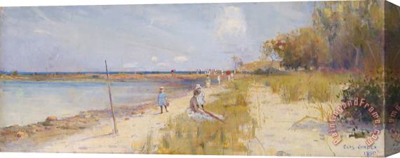 Charles Edward Conder Rickett's Point Stretched Canvas Print / Canvas Art