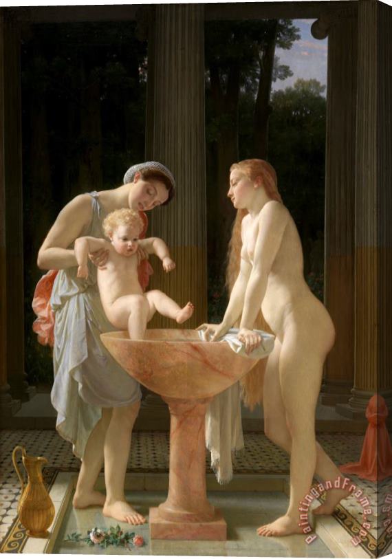 Charles Gleyre The Bath Stretched Canvas Print / Canvas Art