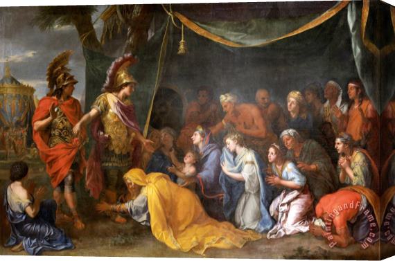 Charles Le Brun Les Reines De Perse Aux Pieds D'alexandre Dit Aussi La Tente De Darius Stretched Canvas Painting / Canvas Art