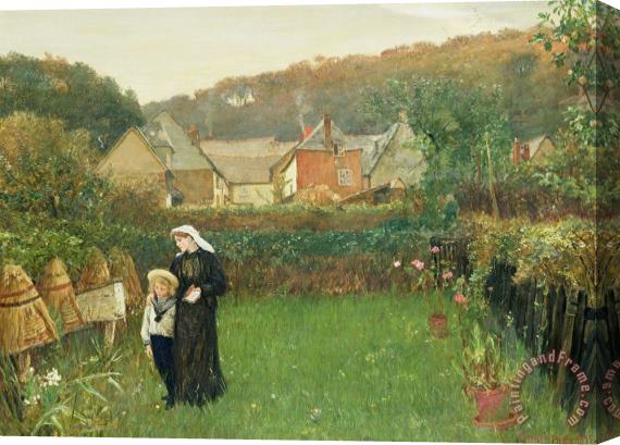Charles Napier Hemy The Widow Stretched Canvas Print / Canvas Art