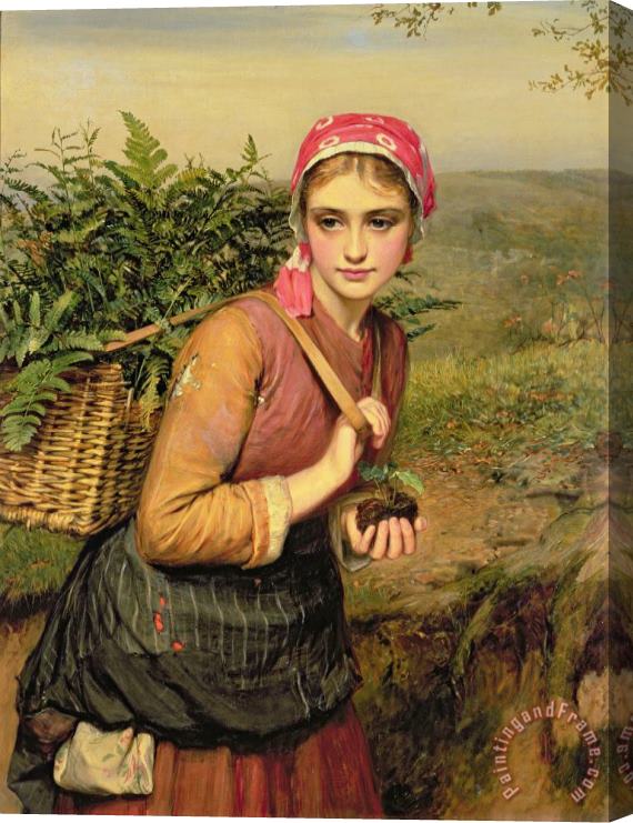 Charles Sillem Lidderdale The Fern Gatherer Stretched Canvas Painting / Canvas Art