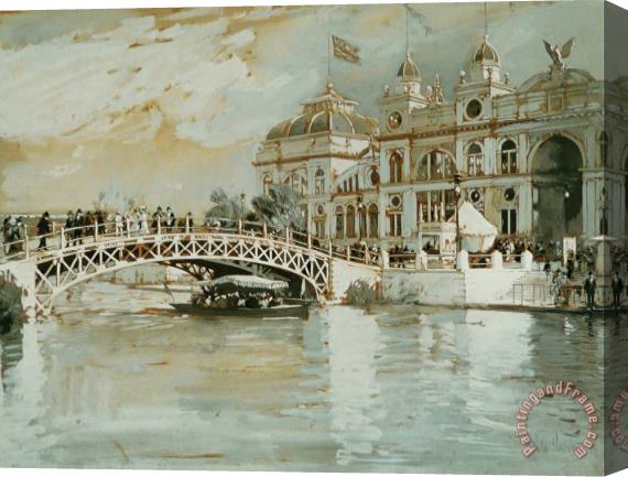 Childe Hassam Columbian Exposition, Chicago Stretched Canvas Painting / Canvas Art