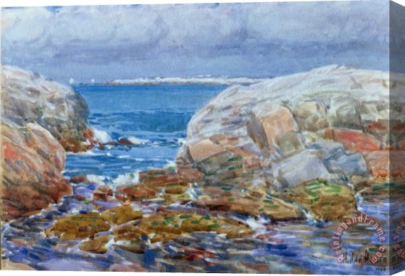 Childe Hassam Duck Island Stretched Canvas Print / Canvas Art