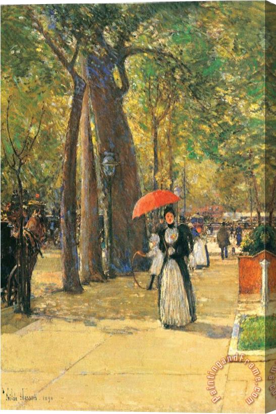 Childe Hassam Fifth Avenue And Washington Square Stretched Canvas Painting / Canvas Art