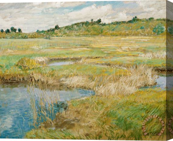 Childe Hassam The Concord Meadow Stretched Canvas Print / Canvas Art