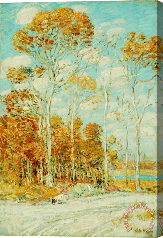 Childe Hassam The Hawk's Nest Stretched Canvas Painting / Canvas Art