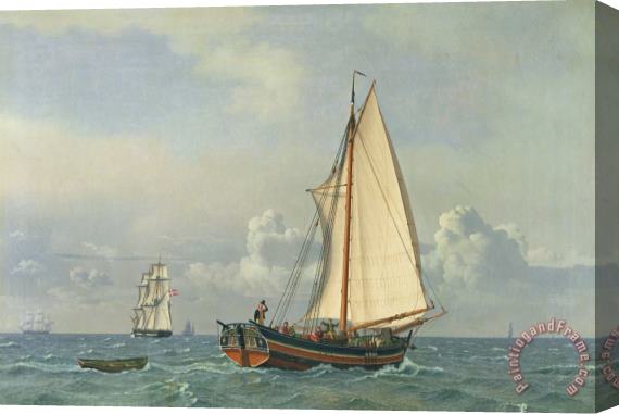 Christoffer Wilhelm Eckersberg The Sea Stretched Canvas Print / Canvas Art