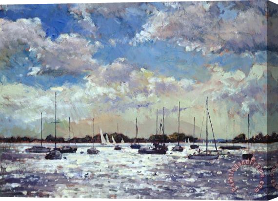 Christopher Glanville Evening Light - Gulf of Morbihan Stretched Canvas Painting / Canvas Art