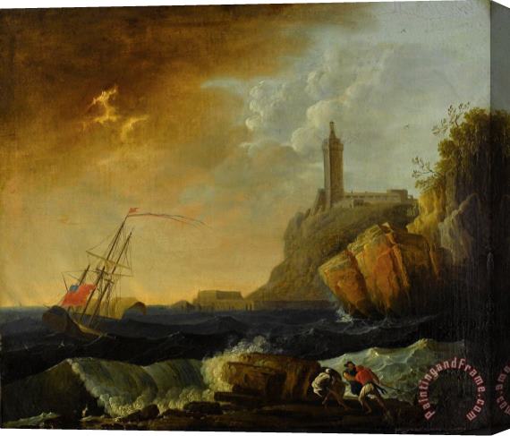 Claude Joseph Vernet Shipwreck Stretched Canvas Print / Canvas Art