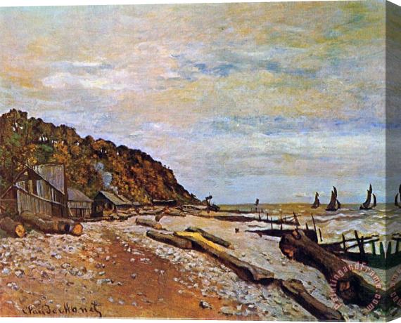 Claude Monet Boatyard near Honfleur Stretched Canvas Print / Canvas Art