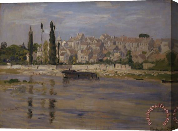 Claude Monet Carrieres Saint Denis Stretched Canvas Painting / Canvas Art