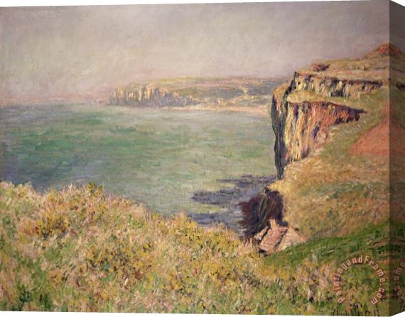 Claude Monet Cliff at Varengeville Stretched Canvas Painting / Canvas Art