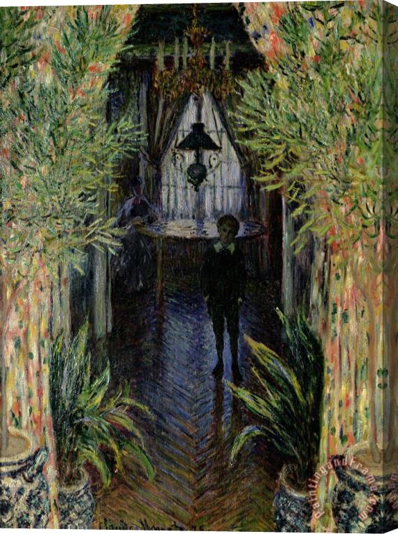 Claude Monet Corner of a Flat at Argenteuil Stretched Canvas Painting / Canvas Art