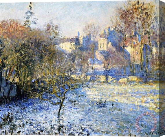 Claude Monet Frost Stretched Canvas Painting / Canvas Art