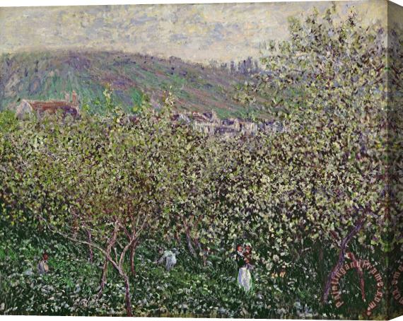 Claude Monet Fruit Pickers Stretched Canvas Painting / Canvas Art