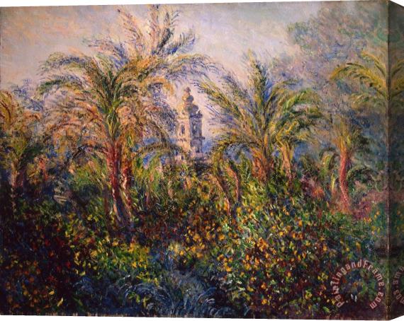 Claude Monet Garden in Bordighera Impression of Morning Stretched Canvas Painting / Canvas Art