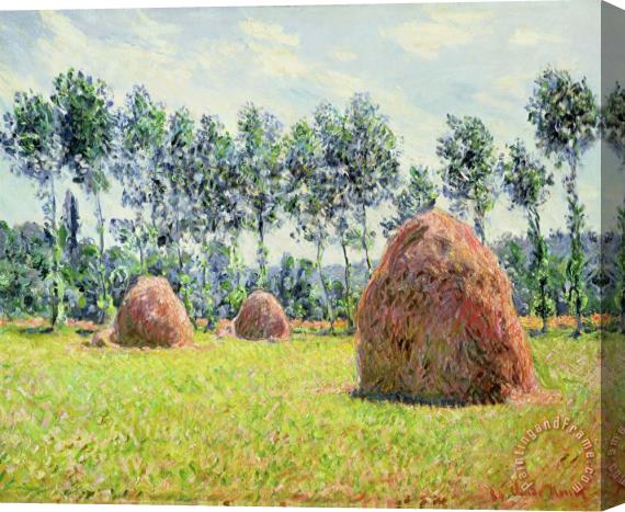 Claude Monet Haystacks at Giverny Stretched Canvas Print / Canvas Art