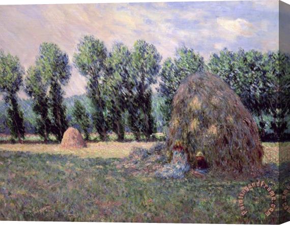 Claude Monet Haystacks Stretched Canvas Print / Canvas Art