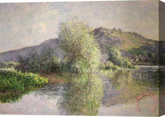 Claude Monet Little Islands at Port-Villez Stretched Canvas Painting / Canvas Art
