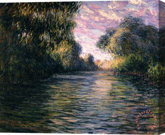 Claude Monet Morning on the Seine Stretched Canvas Print / Canvas Art