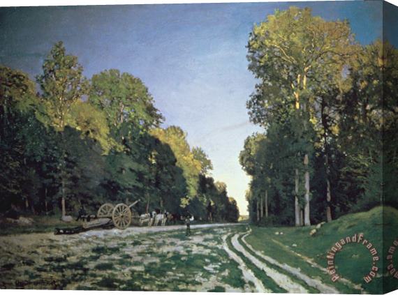 Claude Monet Route de Chailly Stretched Canvas Painting / Canvas Art