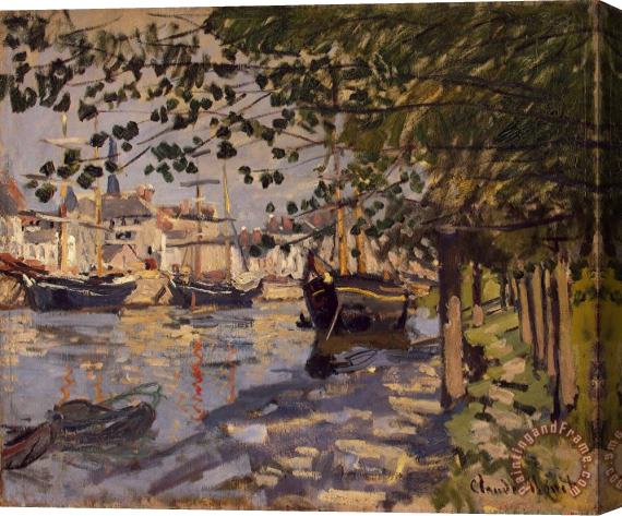 Claude Monet Seine at Rouen Stretched Canvas Painting / Canvas Art
