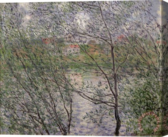 Claude Monet The Banks of the Seine Stretched Canvas Print / Canvas Art