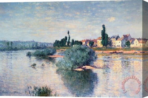 Claude Monet The Seine at Lavacourt Stretched Canvas Painting / Canvas Art