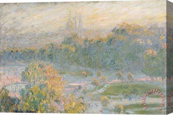 Claude Monet The Tuileries Stretched Canvas Painting / Canvas Art