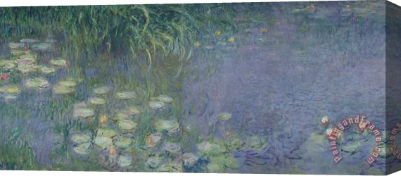 Claude Monet Waterlilies Morning Stretched Canvas Print / Canvas Art
