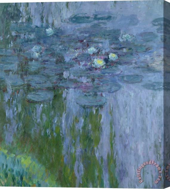 Claude Monet Waterlilies Stretched Canvas Print / Canvas Art