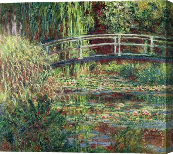 Claude Monet Waterlily Pond Pink Harmony 1900 Stretched Canvas Painting / Canvas Art